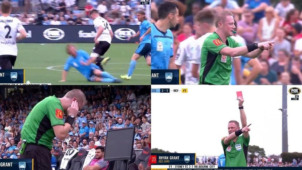 The A-League broadcast the VAR audio just 5-10 minutes after the match. Captura/FOXSports