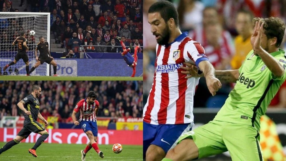 Los cinco últimos precedentes del Atlético ante el 'Calcio'. BeSoccer/AFP/EFE