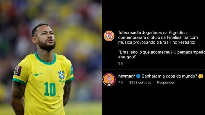 Neymar se pronunció tras la Finalissima: 