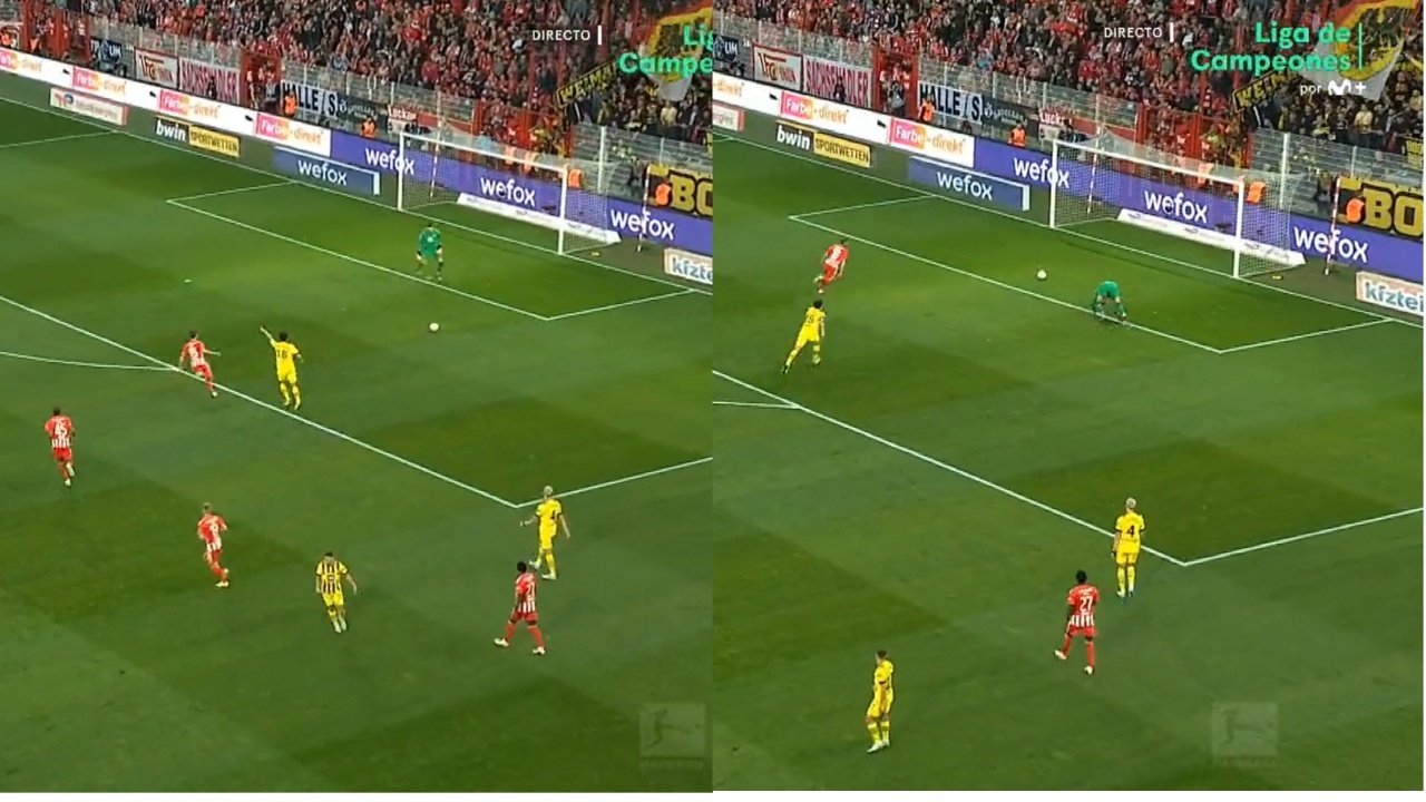 Kobel, meta del Borussia, cometió el error del fin de semana