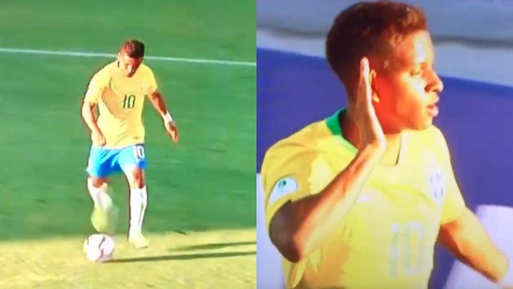 Rodrygo marcó el primer gol de Brasil en el Sudamericano Sub 20. BeSoccer