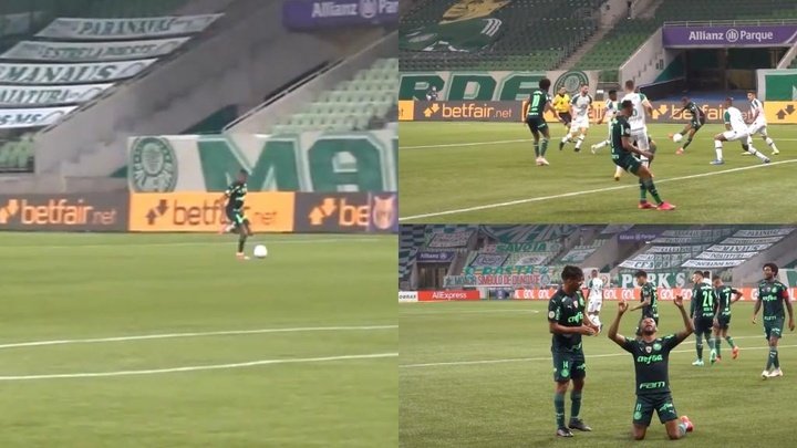 VÍDEO: 'maradoniana' jugada de Wesley para poner el 2-0 de Palmeiras