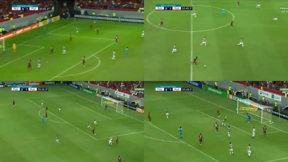 Flamengo anotó un auténtico golazo. BeSoccer