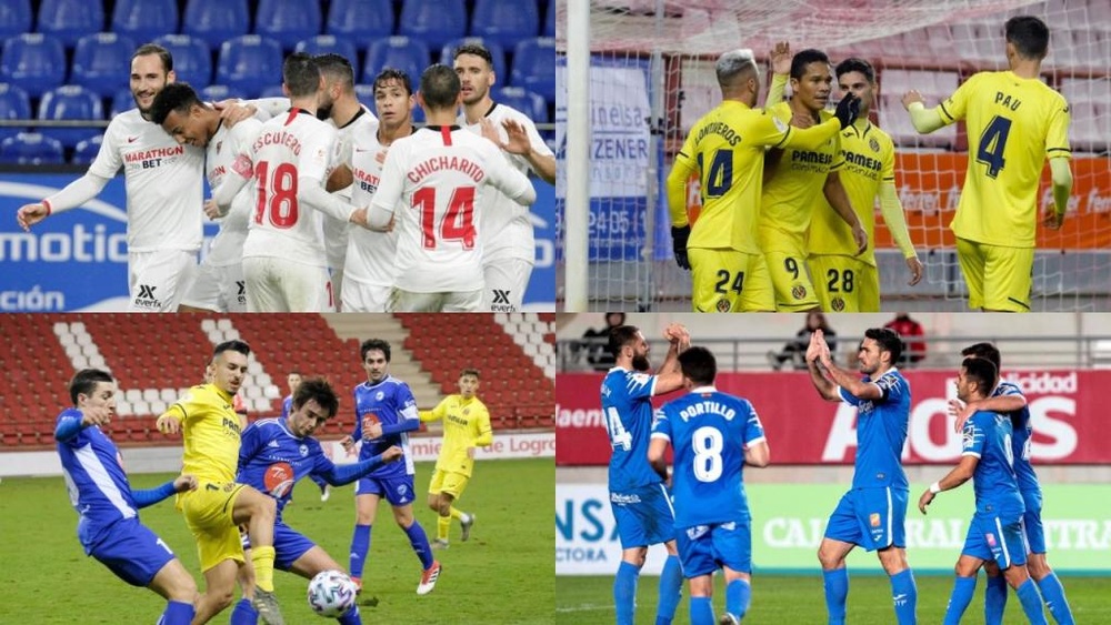 Así fue el miércoles de la primera ronda de la Copa del Rey. EFE