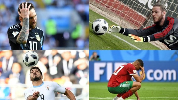 El XI de los suspensos de la primera jornada del Mundial