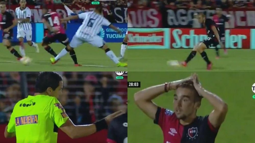 En Argentina quebraron el célebre 'penalti y gol es gol'. Capturas