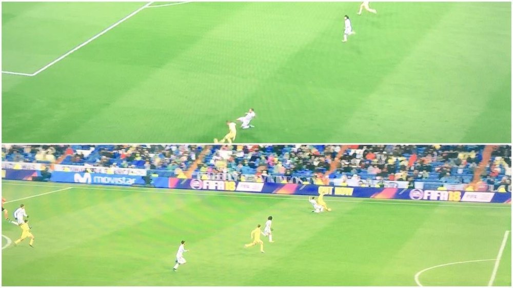 La jugada del gol del Villarreal en el Bernabéu. BeSoccer