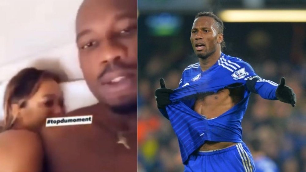 Un vídeo subido de tono le cuesta a Drogba el divorcio. AFP/Instagram