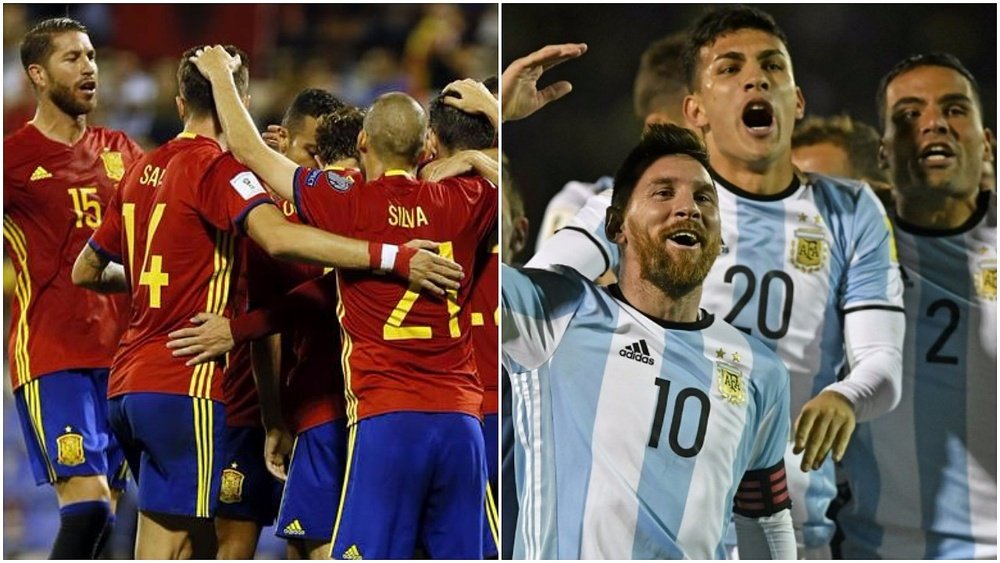 España y Argentina podrían verse las caras en un amistoso en el Metropolitano. BeSoccer