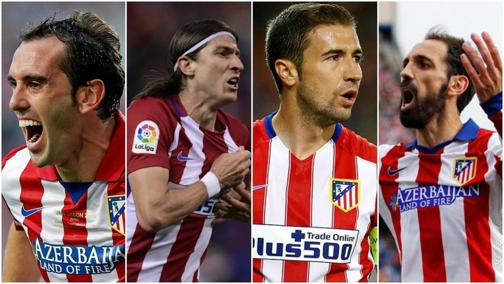 Estos cuatro hombres fueron titulares el día que el Atlético ganó su segunda Europa League. BeSoccer