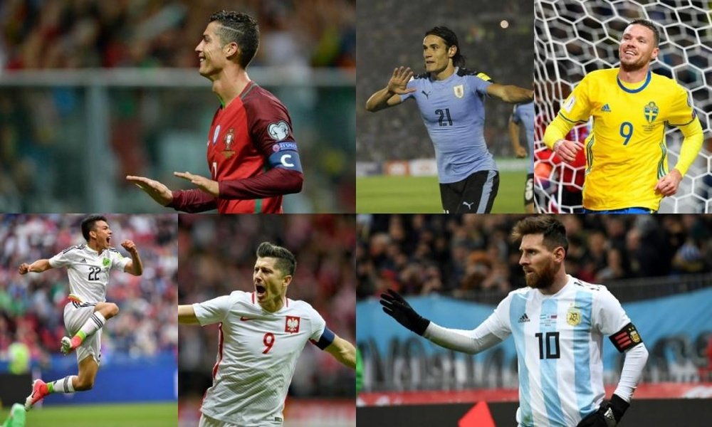 Cristiano, Cavani, Berg, Messi, Lewadnowski and Lozano have been banging in the goals. BeSoccer
