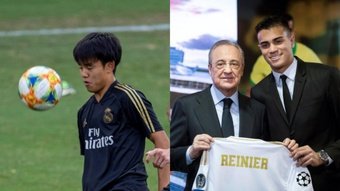 Reinier has a contract with Real Madrid until 2026. EFE