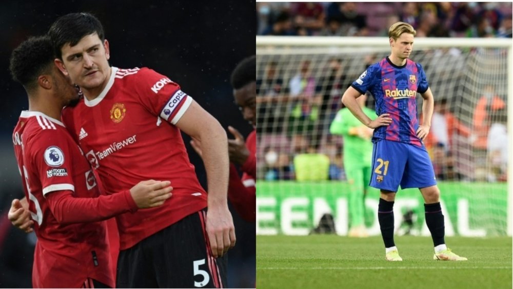 Erik ten Hag is counting on Maguire for the new season. AFP