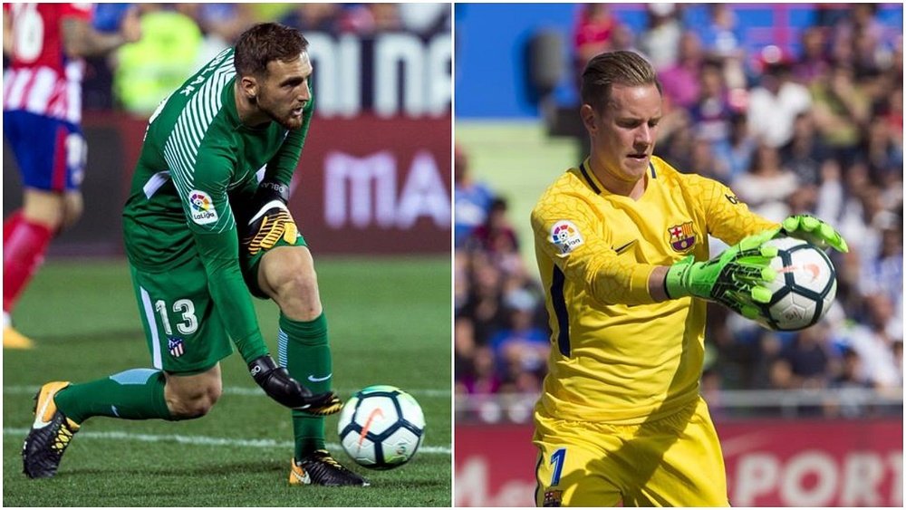 Oblak y Ter Stegen se dan cita en el Metropolitano. BeSoccer