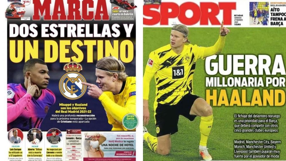 Haaland et Mbappé enflamment à nouveau l'Espagne. Marca/Sport