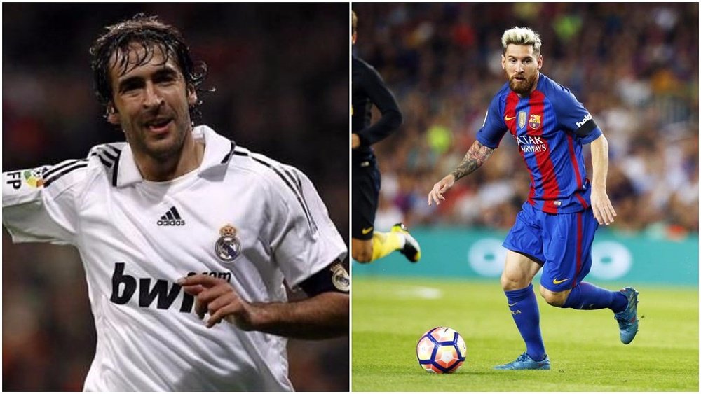 Messi y Raúl son dos de los mejores futbolistas de toda la historia de la Liga. BeSoccer