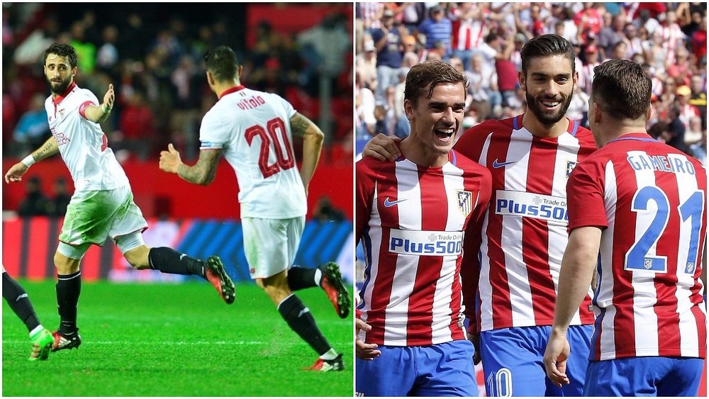 Sevilla y Atlético se la juegan hoy ante Granada y Espanyol respectivamente. BeSoccer
