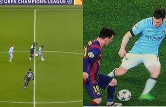 Messi volvió a hacer de las suyas. Captura/MovistarLigaDeCampeones/beINSports