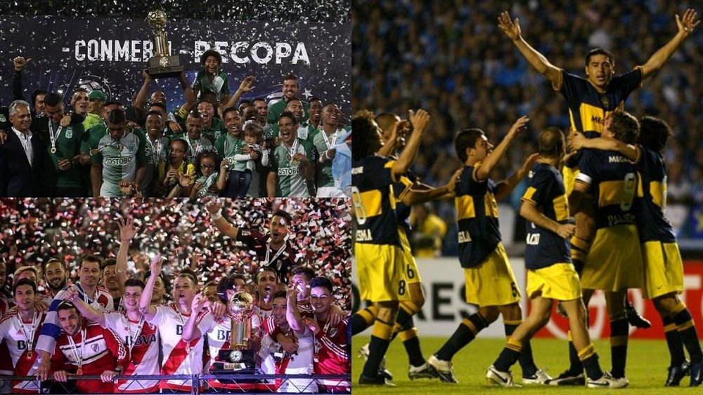 Boca, Atlético Nacional y River, entre los campeones más destacados. BeSoccer