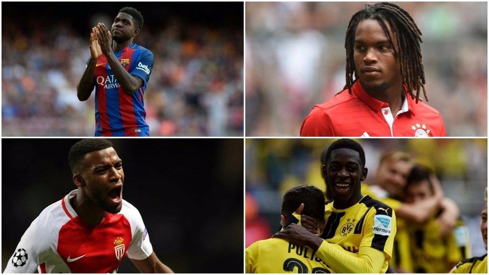 Dembele, Renato Sanches, Umtiti and Lemar. BeSoccer