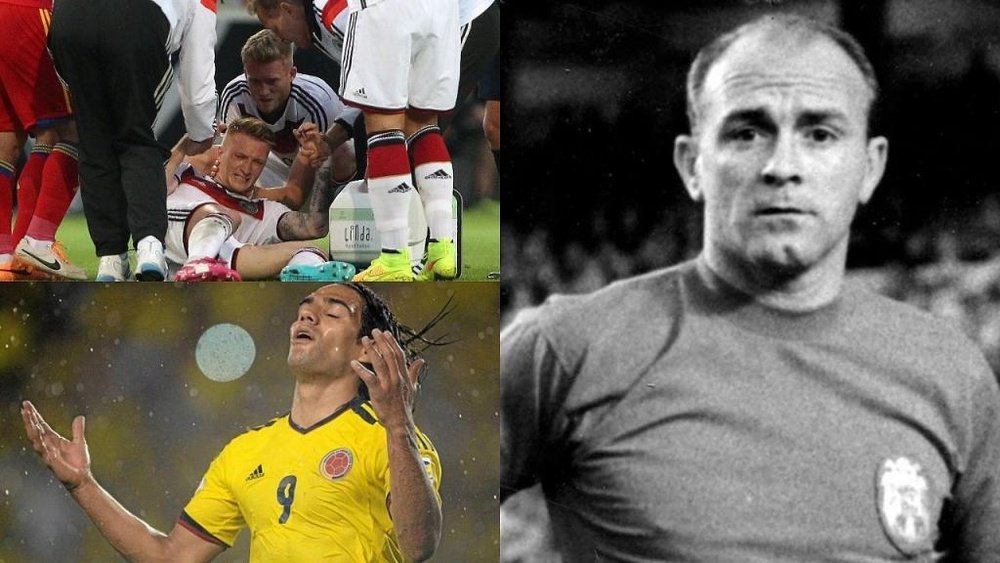 Di Stéfano, Falcao and Reus, three players who missed a World Cup through injury. BeSoccer