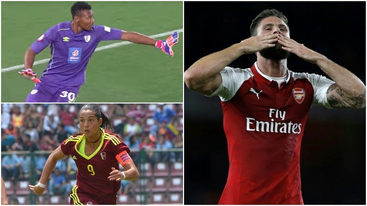 The three goals nominated for the 2017 Puskas Award