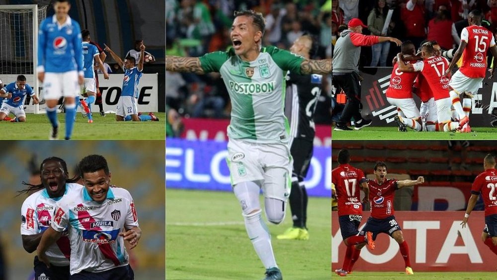 Junior, Nacional, Santa Fe, Independiente Medellín y Millonarios, entre los 100 mejores. BeSoccer