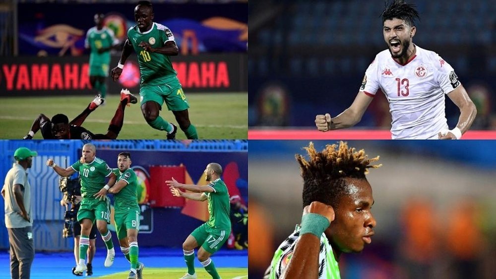 Estas son las semifinales de la Copa África 2019. Montaje/BeSoccer