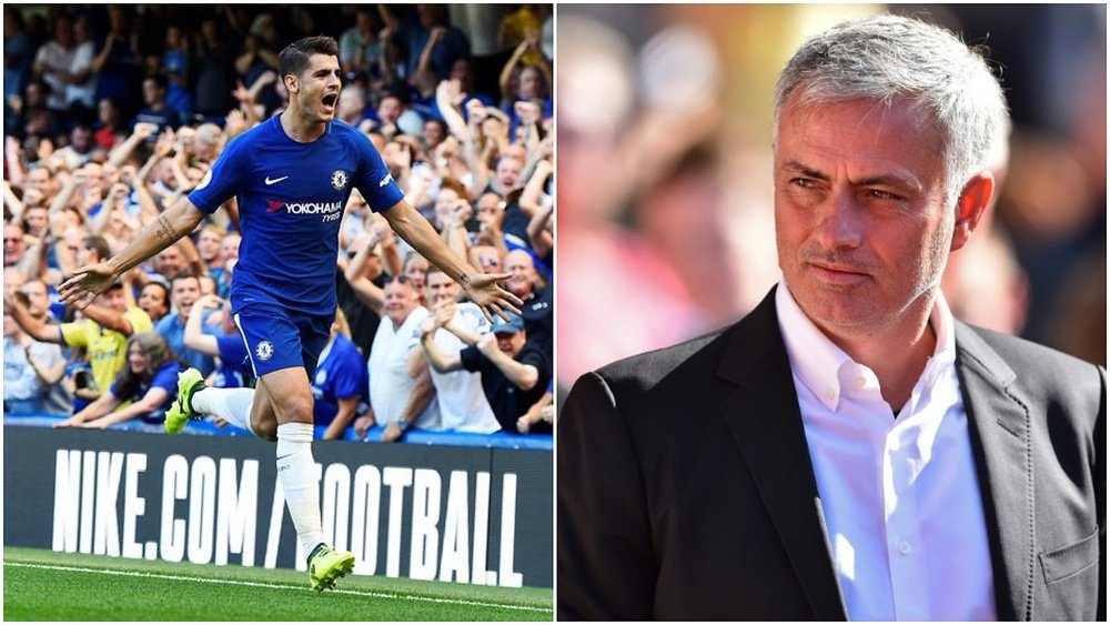 Morata compte rivaliser avec le record de Mourinho. EFE