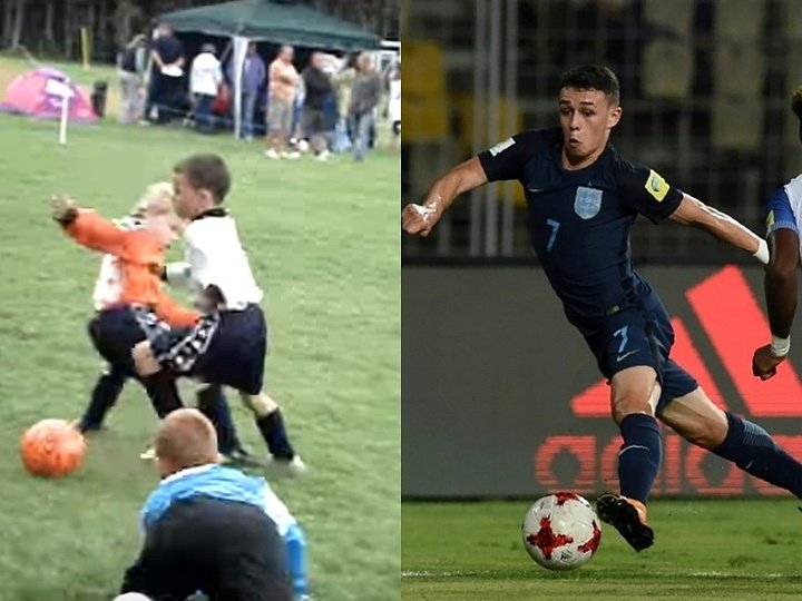 The footage that showed Foden would grow up to be a star for England