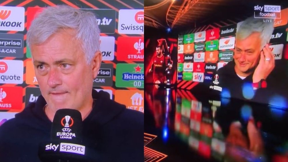 Mou volvió a sacar el látigo contra Cassano. Captura/SkySport
