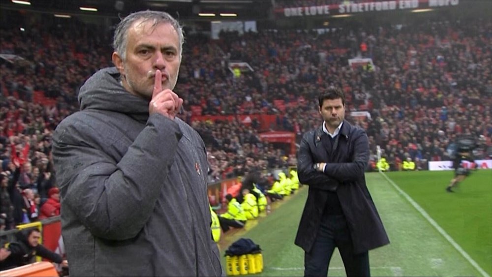 Mourinho issued a warning to his critics after the win over Spurs. Twitter/Movistar