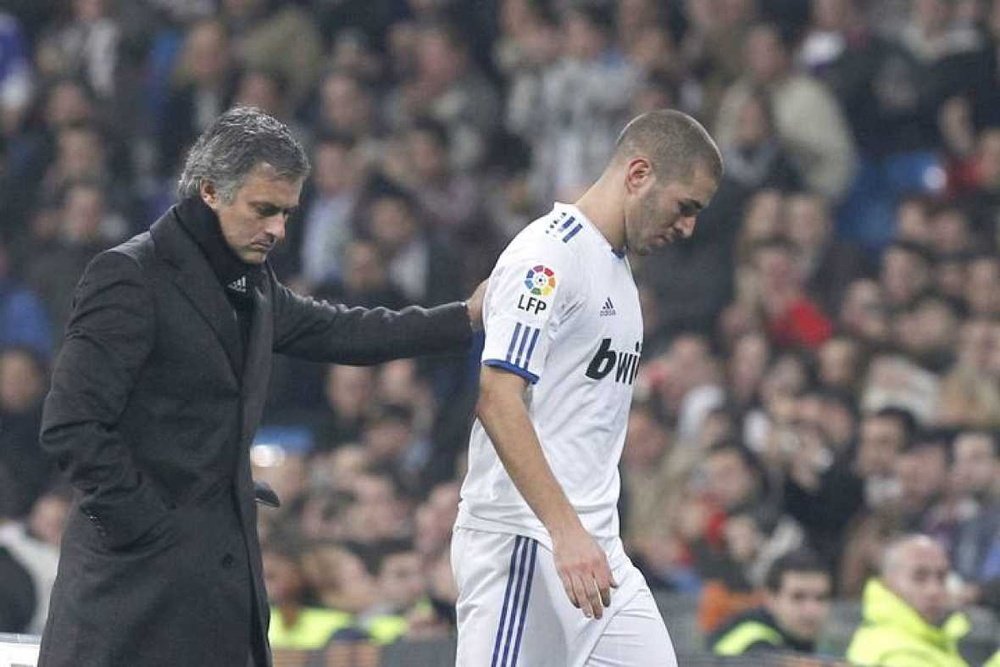 Benzema responde al guiño de Mourinho en Instagram. EFE