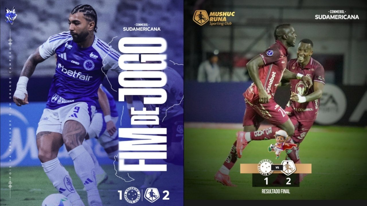 Mushuc Runa vence o Cruzeiro e lidera o Grupo E da Copa Sul-Americana