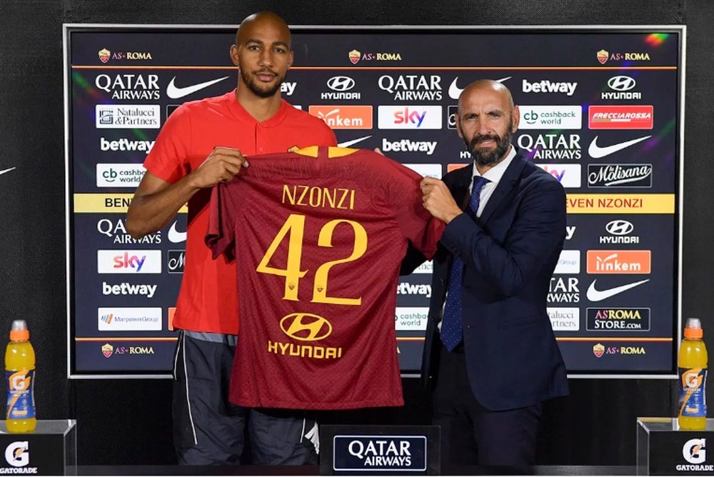 Steven N'Zonzi finally completed a move to Roma. ASRoma