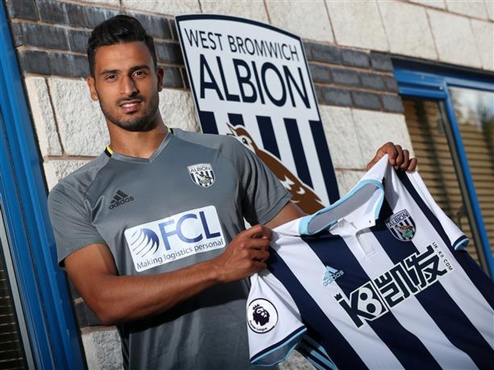 Nacer Chadli is officially presented as a West Brom player. WBA
