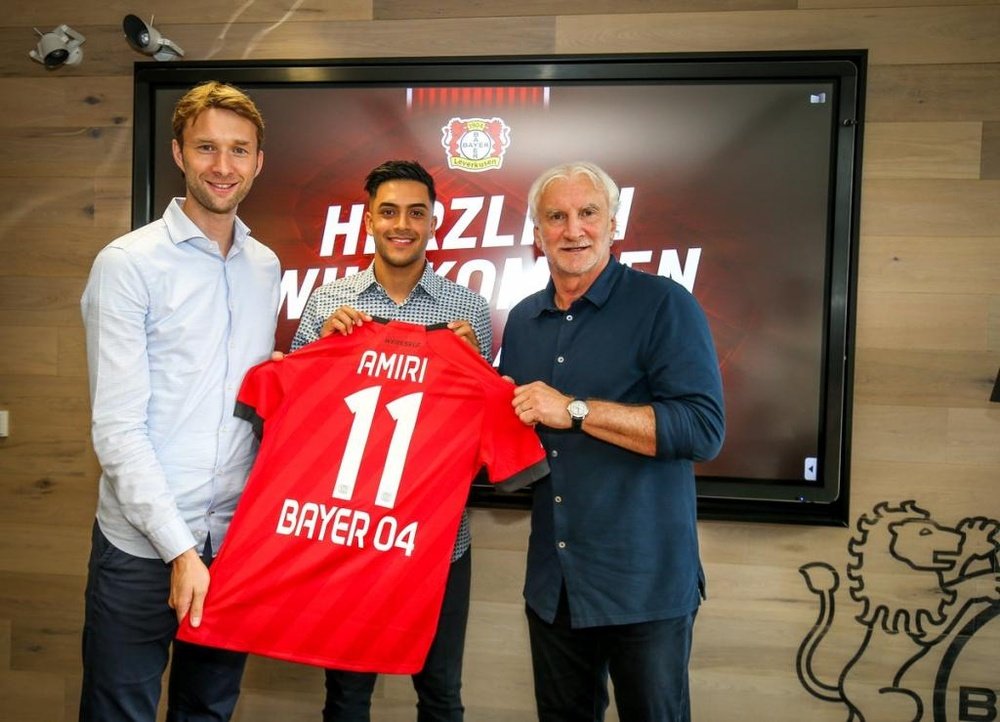 Amiri ya es jugador del Bayer Leverkusen. Bayer04