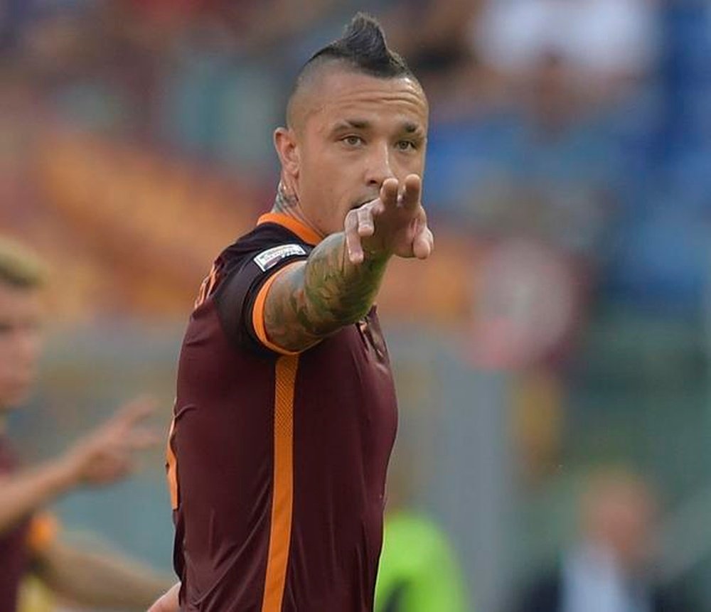 Nainggolan, durante un partido. Twitter