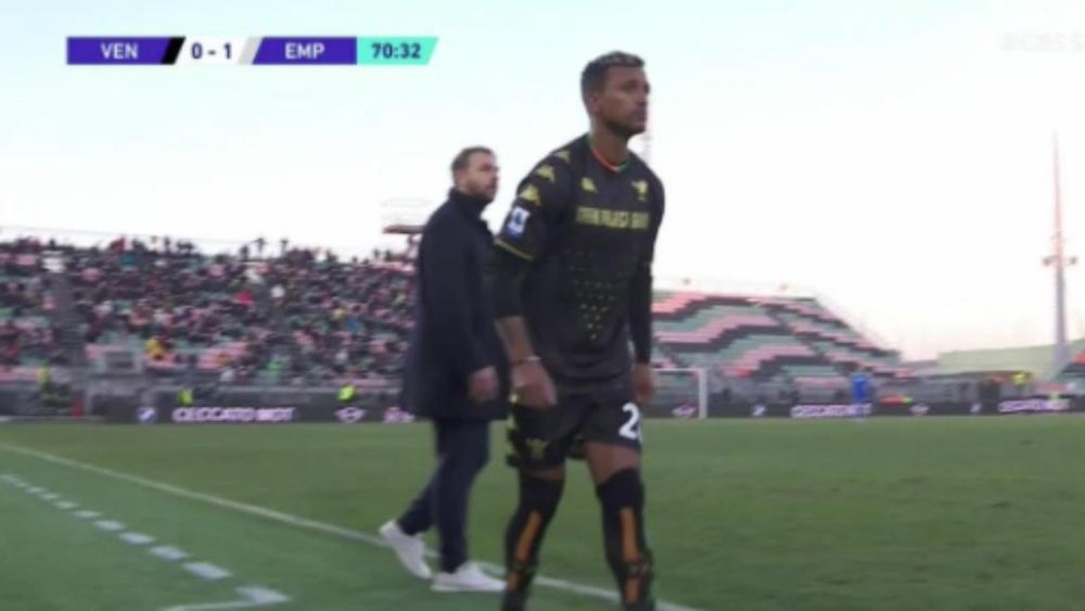 Nani debutó con el Venezia y fue clave. Captura/Movistar+