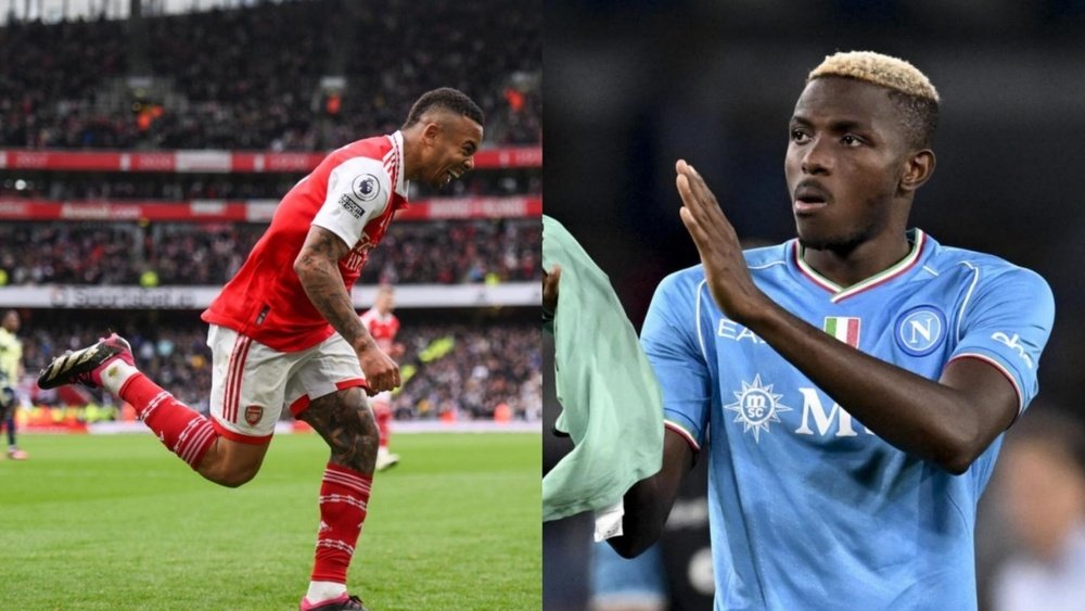 Gabriel Jesus is being targeted by Napoli to replace Osimhen. EFE