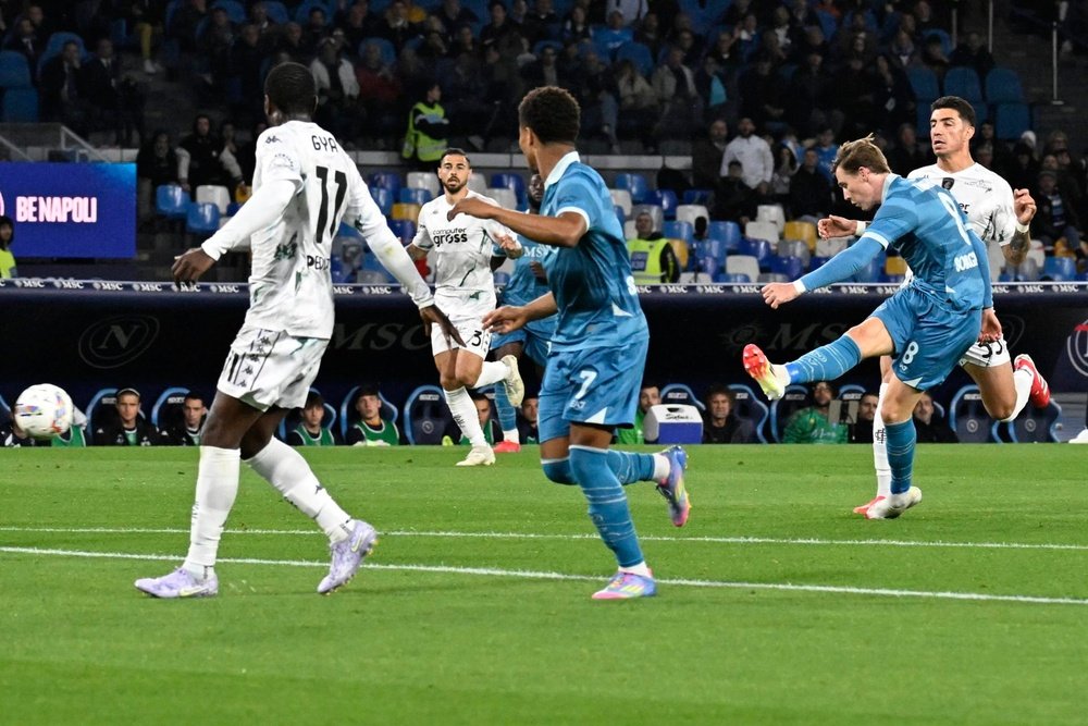 Ultim'ora del calcio italiano in data 14 aprile 2025. EFE/EPA/CIROFUSCO