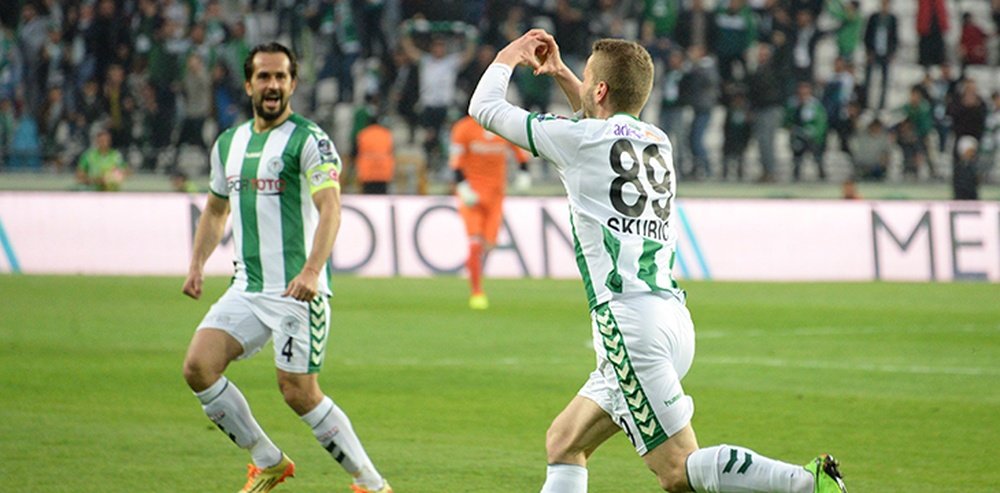 Nejc Skubic podría llegar a Mestalla en el próximo mercado de verano. Konyaspor