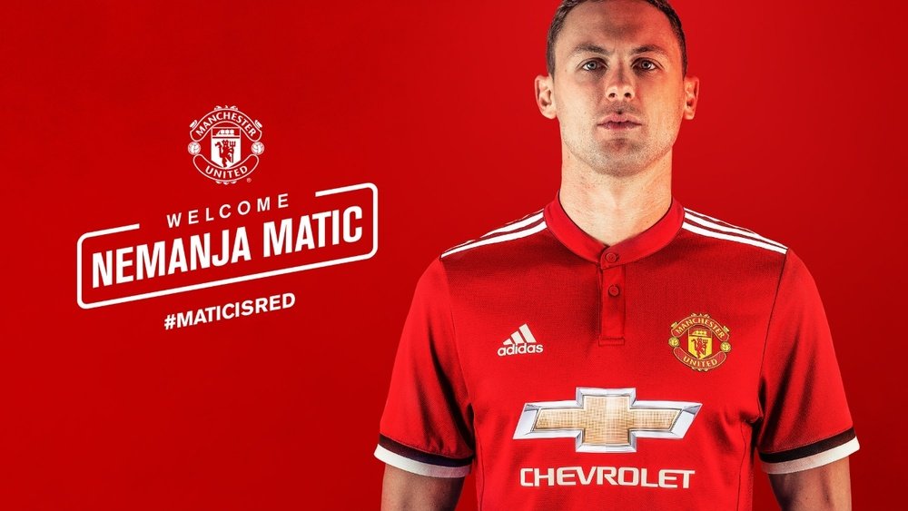 Manchester United officially announce Matic signing. ManUTD