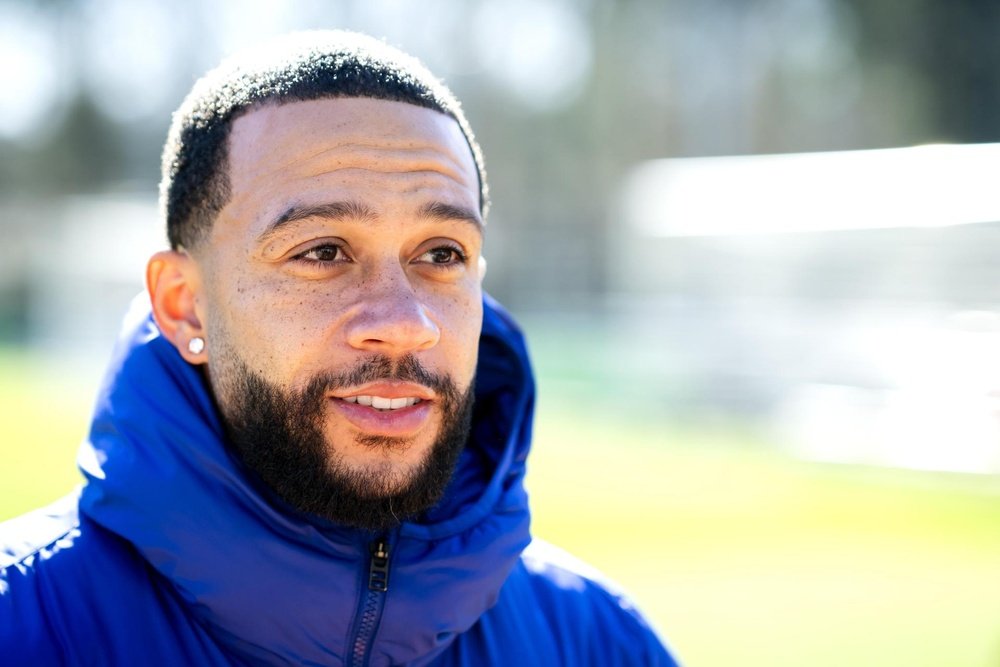Memphis Depay avec les Pays-Bas. EFE/EPA/SanderKoning