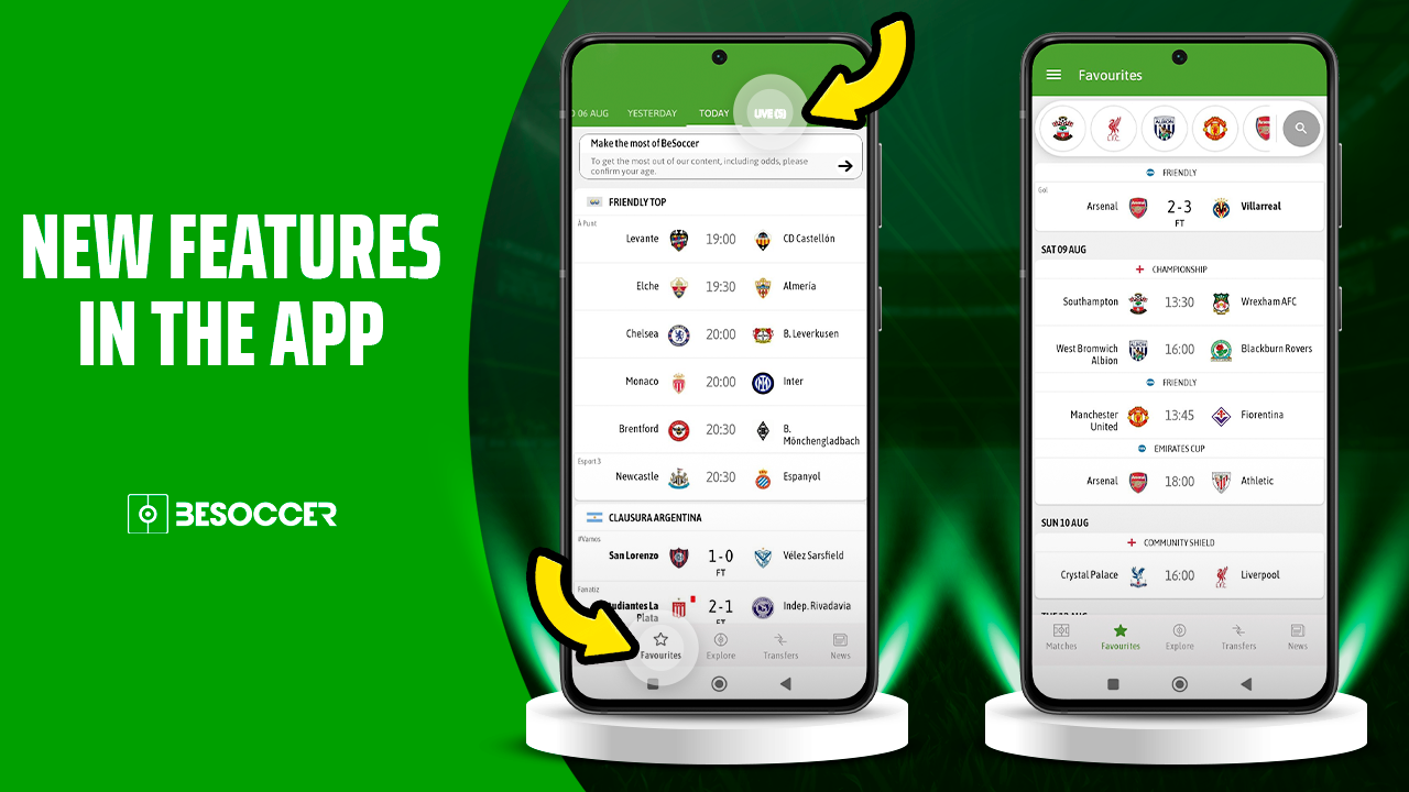 Favourites: The Latest Feature on BeSoccer