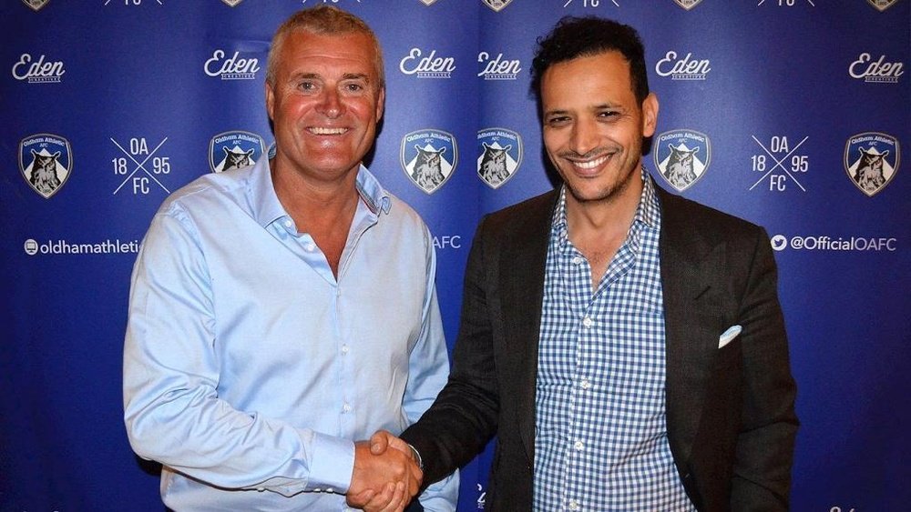 The new Lactic's manager was announced on Wednesday. Oldham Athletic club website
