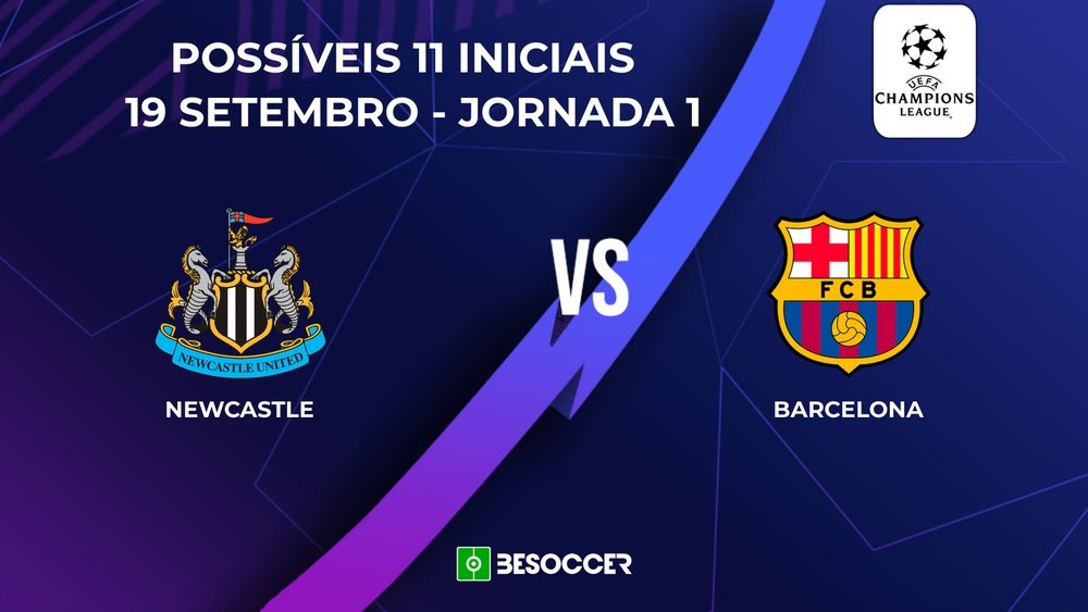 Newcastle - Barcelona: Veja as prováveis escalações