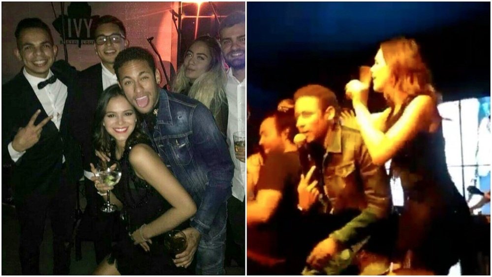 Neymar having a good time with his friends. Instagram/ meninoneymarjr_