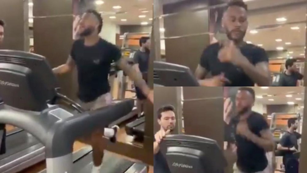Neymar s'entraîne au Brésil pour se rétablir de sa blessure. Instragram/NeymarJr