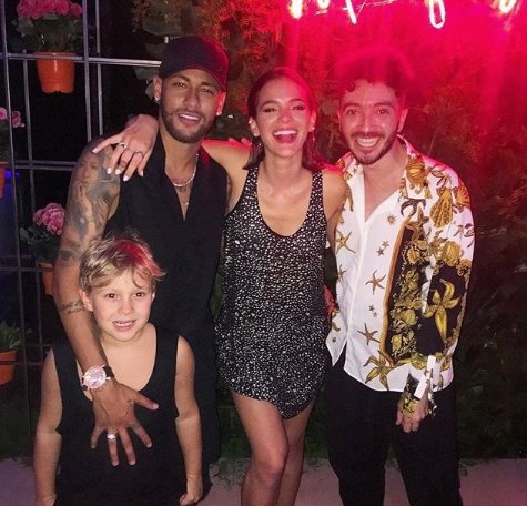 Neymar organizó la celebración en su mansión de Mangaritiba. Instagram
